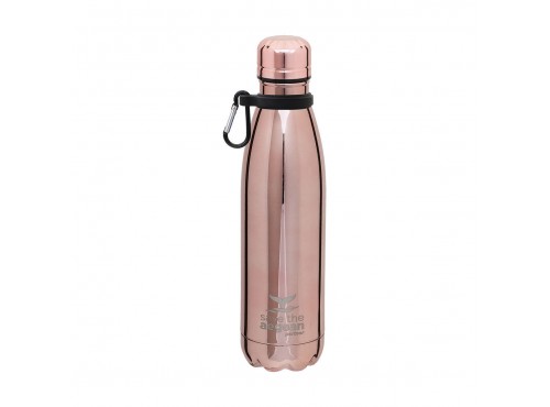 ΘΕΡΜΟΣ TRAVEL FLASK SAVE THE AEGEAN 500ml ROSE GOLD