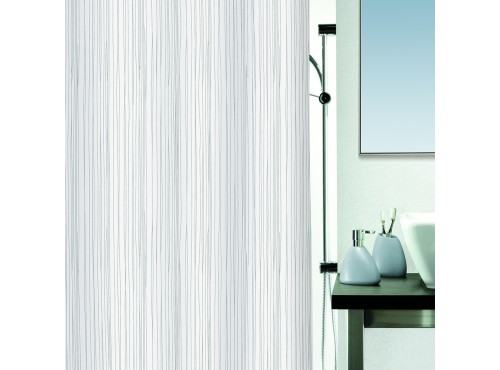 Υφασμάτινη Κουρτίνα Μπάνιου Raya 02155.001 (180x200) Spirella