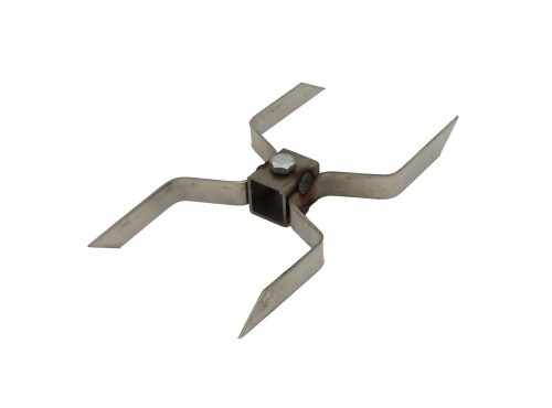 ΔΙΧΑΛΕΣ ΚΟΤΟΠΟΥΛΟΥ INOX (ΔΙΠΛΗ) (ΛΑΜΑΚΙ 15cm ) ΚΑΡΕ 16x16mm