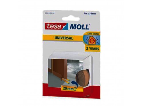ΒΕΡΓΑ ΠΟΡΤΑΣ. ΑΦΡΩΔΗΣ ΥΛIKO 1m -38mm ΚΑΦΕ 05422 TESA MOLL