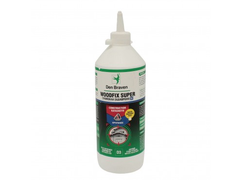 ΞΥΛΟΚΟΛΛΑ ΤΑΧΕΙΑΣ ΠΗΞΕΩΣ ΑΔΙΑΒΡΟΧΗ D3 750gr (ΜΠΙΜΠΕΡΟ) DEN BRAVEN