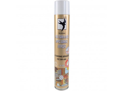 ΑΦΡΟΣ ΠΟΛΥΟΥΡΕΘΑΝΗΣ ΧΑΜ. ΔΙΟΓΚΩΣΗΣ MAXI. FOAM 66 825ml (ΧΕΙΡΟΣ) DEN BRAVEN