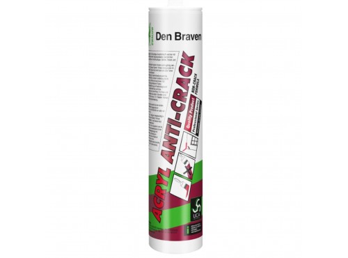 ΣΤΟΚΟΣ ΑΚΡΥΛΙΚΟΣ. ANTI-CRACK ΛΕΥΚΟΣ 310ml DEN BRAVEN