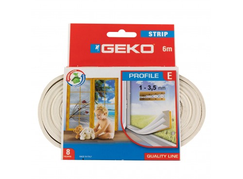 ΑΕΡΟΣΤΟΠ ΡΟΛΟ. -E- .6m 1-3.5mm ΛΕΥΚΟ GEKO Art.1000/4