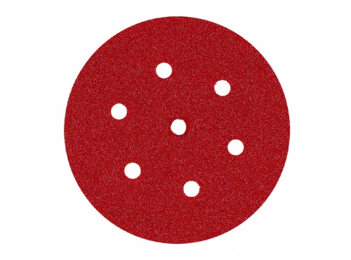 VELCRO .6+1 ΤΡΥΠΕΣ ΚΟΚΚΙΝΟ Φ150 P150 (330)