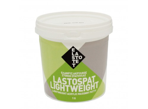 ΣΤΟΚΟΣ ΣΠΑΤΟΥΛΑΣ ΑΚΡΥΛΙΚΟΣ ΕΛΑΦΡΥΣ 1 Lt LASTOSPAT LIGHTWEIGHT