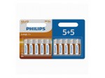 ΜΠΑΤΑΡΙΕΣ ΨΕΥΔΑΡΓΥΡΟΥ AA SUPER HEAVY DUTY (10pack PROMO) 1.5V LONG LIFE PHILIPS