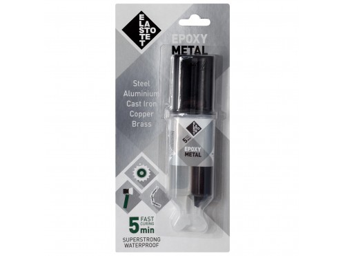 ΚΟΛΛΑ ΕΠΟΞΙΚΗ 2 ΣΥΣΤΑΤΙΚΩΝ 28ml (ΣΥΡΙΓΓΑ 5min) EPOXY METAL ELASTOTET