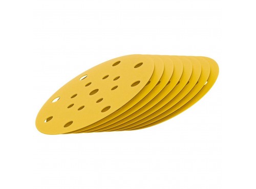 VELCRO YELLOW LINE 17 ΤΡΥΠΕΣ Φ150 P220 (820)