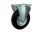 ΡΟΔΕΣ ΣΤΑΘΕΡΕΣ 100mm (RUBBER) ΜΑΥΡΕΣ ΚΙΝΑΣ