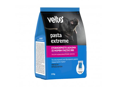 ΔΟΛΩΜΑ ΠΟΝΤΙΚΙΩΝ ΕΤΟΙΜΟ ΣΕ ΠΑΣΤΑ 150gr VELTO PASTA EXTREME