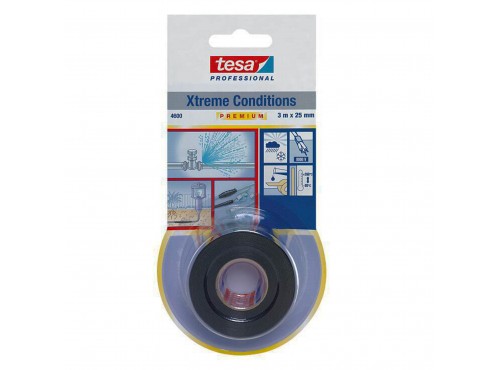 ΤΑΙΝΙΑ ΑΥΤΟΒΟΥΛΚΑΝΙΖΟΜΕΝΗ XTREME CONDITIONS ΜΑΥΡΗ 3m x 25mm 04600 TESA