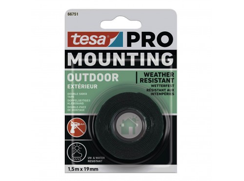 ΤΑΙΝΙΑ ΣΤΕΡΕΩΣΗΣ ΕΞΩΤΕΡΙΚΗΣ ΧΡΗΣΕΩΣ 1,5m x 19mm PRO MOUNTING 66751 TESA