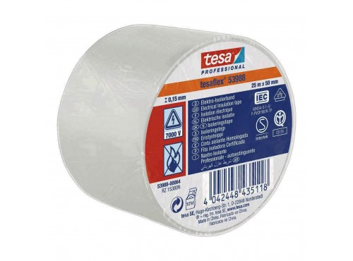 ΤΑΙΝΙΑ AIRCONDITION 25m x 50mm ΛΕΥΚΗ 53988 TESA