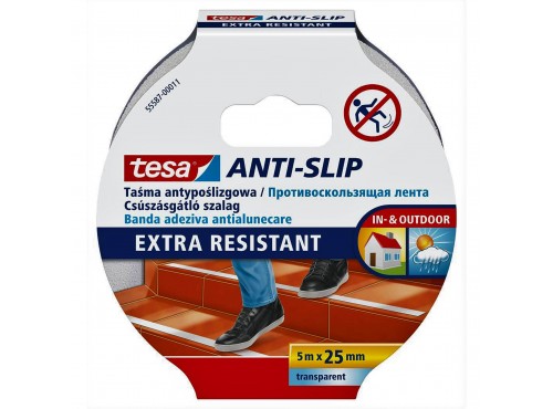 ΤΑΙΝΙΑ ΑΝΤΙΟΛΙΣΘΗΤΙΚΗ 5m x 25mm ΔΙΑΦΑΝΗ 55587 TESA
