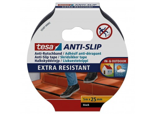 ΤΑΙΝΙΑ ΑΝΤΙΟΛΙΣΘΗΤΙΚΗ 5m x 25mm ΜΑΥΡΗ 55587 TESA