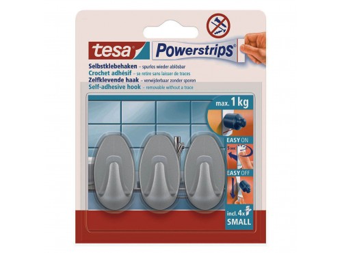 ΑΓΚΙΣΤΡΑ OVAL ΜΙΚΡΟ ΜΑΤ ΧΡΩΜΕ ΣΕΤ 3τμχ 57519 TESA
