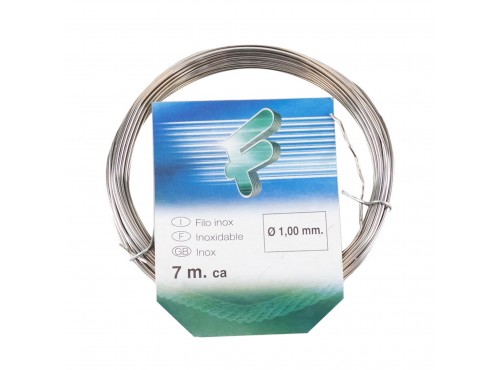 ΣΥΡΜΑ ΚΑΡΟΥΛΑΚΙ INOX. 0,8mm - 12 m