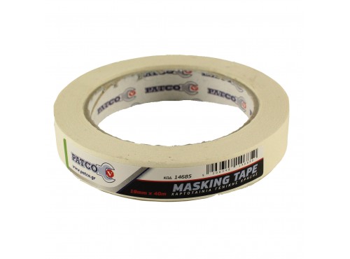 ΧΑΡΤΟΤΑΙΝΙΑ ΓΕΝΙΚΗΣ ΧΡΗΣΕΩΣ 40m x 19mm PATCO