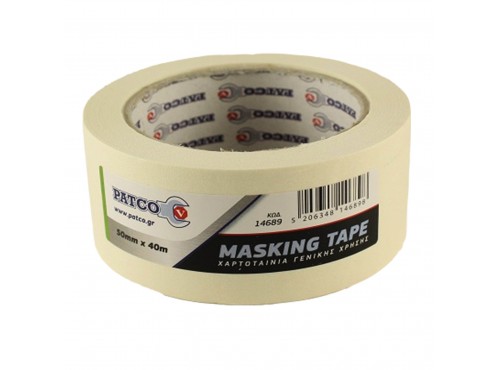 ΧΑΡΤΟΤΑΙΝΙΑ ΓΕΝΙΚΗΣ ΧΡΗΣΕΩΣ 40m x 50mm PATCO