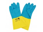 ΓΑΝΤΙΑ LATEX.. ΧΗΜΙΚΟ 11/XXL (ΚΙΤΡΙΝΟ-ΜΠΛΕ) PATCO