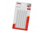 ΚΟΛΛΑ ΘΕΡΜΗΣ ΣΙΛΙΚΟΝΗΣ ΔΙΑΦΑΝΗ Φ11,2mm X 10 cm MACO (σετ 10τμχ) (ΚΑΡΤΕΛΑ)