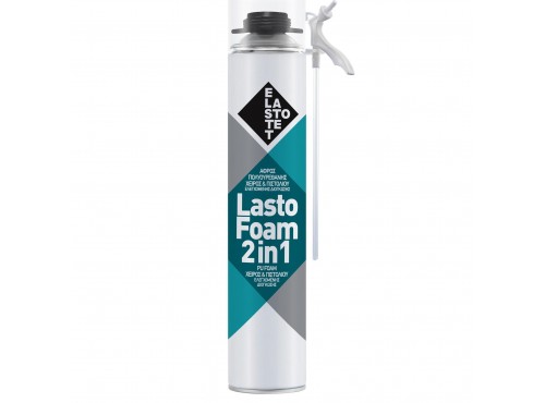 ΑΦΡΟΣ ΠΟΛΥΟΥΡΕΘΑΝΗΣ ΕΛΕΓΧ. ΔΙΟΓΚΩΣΗΣ 750ml (ΧΕΙΡΟΣ &amp; ΠΙΣΤΟΛΙΟΥ) 2in1 LASTOFOAM
