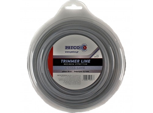 ΜΕΣΙΝΕΖΑ ΣΤΡΟΓΓΥΛΗ STEEL LINE D 3,3mm x 30m PATCO (ΚΑΡΤΕΛΑ)