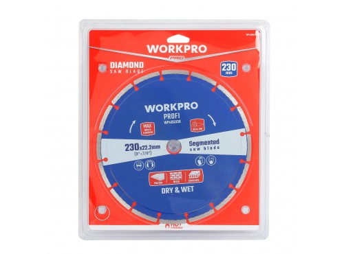 ΔΙΣΚΟΙ ΔΙΑΜΑΝΤΙ ΓΡΑΝΙΤΗ 230X22.2 WP405038 WORKPRO (PROFI) (ΚΑΡΤΕΛΑ)