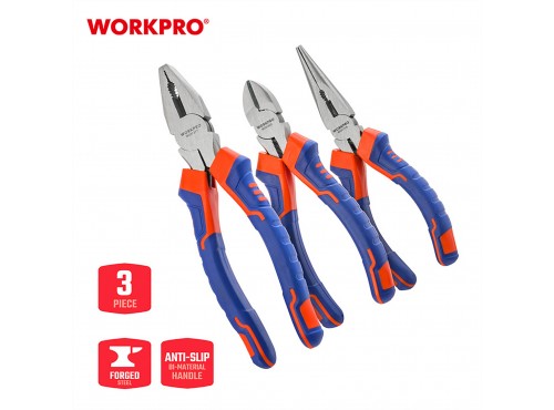 ΣΕΤ ΕΡΓΑΛΕΙΩΝ ΧΕΙΡΟΣ 3τμχ WP201007 WORKPRO (ΚΑΡΤΕΛΑ)