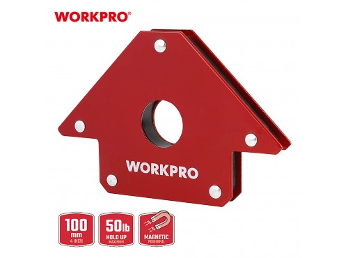 ΜΑΓΝΗΤΗΣ ΗΛΕΚΤΡΟΣΥΓΚΟΛΛΗΤΩΝ. 100mm(4") 4 ΘΕΣΕΩΝ WP232046 WORKPRO