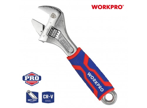 ΚΑΒΟΥΡΙΑ ΜΕ ΛΑΣΤΙΧΟ (ΓΑΛΛΙΚΑ ΚΛΕΙΔΙΑ) WORKPRO 150mm(6") WP272010 (PROFI) (ΚΑΡΤΕΛΑ)