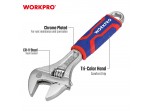 ΚΑΒΟΥΡΙΑ ΜΕ ΛΑΣΤΙΧΟ (ΓΑΛΛΙΚΑ ΚΛΕΙΔΙΑ) WORKPRO 200mm(8") WP272011 (PROFI) (ΚΑΡΤΕΛΑ)