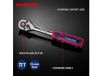 ΚΑΣΤΑΝΙΑ ΤΥΠΟΥ ACESA 1/2" (72T) WP271012 WORKPRO (PROFI) (ΚΑΡΤΕΛΑ)