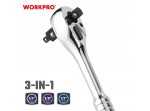 ΚΑΣΤΑΝΙΑ 3 ΥΠΟΔΟΧΩΝ (1/4"+3/8"+1/2") (72T) WP271014 WORKPRO (ΚΑΡΤΕΛΑ)