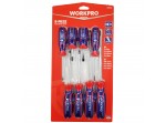 ΚΑΤΣΑΒΙΔΙΑ ΣΕΤ 8τμχ WP200505 WORKPRO (PROFI) (ΚΑΡΤΕΛΑ)