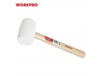 ΜΑΤΣΟΛΑ ΛΑΣΤΙΧΟ ΞΥΛΙΝΗ ΛΑΒΗ. 450gr (ΑΣΠΡΟ) WP241038 WORKPRO (PROFI)