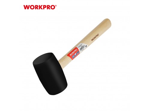 ΜΑΤΣΟΛΑ ΛΑΣΤΙΧΟ ΞΥΛΙΝΗ ΛΑΒΗ. 450gr (ΜΑΥΡΟ) WP241039 WORKPRO (PROFI)