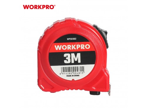 ΜΕΤΡΟ ΡΟΛΟ WORKPRO 3mx16mm ΠΛΑΣΤΙΚΟ WP261002 (ΚΑΡΤΕΛΑ)