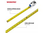 ΜΕΤΡΟ ΡΟΛΟ WORKPRO. (PROFI) 10mx25mm ΜΕΤΑΛΛΙΚΟ WP261013 (ΚΑΡΤΕΛΑ)
