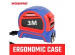 ΜΕΤΡΟ ΡΟΛΟ ΜΑΓΝΗΤΙΚΟ 3mx16mm ΜΕ ΛΑΣΤΙΧΟ WP261040 WORKPRO (PROFI) (ΚΑΡΤΕΛΑ)