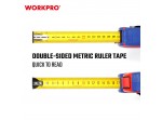 ΜΕΤΡΟ ΡΟΛΟ ΜΑΓΝΗΤΙΚΟ 5mx25mm ΜΕ ΛΑΣΤΙΧΟ WP261041 WORKPRO (PROFI) (ΚΑΡΤΕΛΑ)
