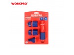 ΥΔΡΟΡΥΘΜΙΣΤΗΣ ΠΛΑΣΤΙΚΟΣ ΣΕΤ 5τμχ WP334006 WORKPRO (ΚΑΡΤΕΛΑ)