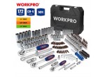 ΚΑΣΕΤΙΝΑ ΚΑΡΥΔΑΚΙΑ & ΜΥΤΕΣ 1/4"+3/8"+1/2" ΣΕΤ 172 τμχ WP202545 WORKPRO (PROFI)