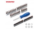 ΚΑΣΕΤΙΝΑ ΚΑΡΥΔΑΚΙΑ & ΜΥΤΕΣ 1/4"+3/8"+1/2" ΣΕΤ 172 τμχ WP202545 WORKPRO (PROFI)