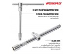 ΚΑΣΕΤΙΝΑ ΚΑΡΥΔΑΚΙΑ & ΜΥΤΕΣ 1/4"+3/8"+1/2" ΣΕΤ 172 τμχ WP202545 WORKPRO (PROFI)