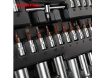 ΚΑΣΕΤΙΝΑ ΚΑΡΥΔΑΚΙΑ & ΜΥΤΕΣ 1/4"+3/8"+1/2" ΣΕΤ 172 τμχ WP202545 WORKPRO (PROFI)