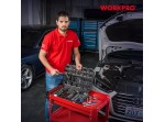 ΚΑΣΕΤΙΝΑ ΚΑΡΥΔΑΚΙΑ & ΜΥΤΕΣ 1/4"+3/8"+1/2" ΣΕΤ 172 τμχ WP202545 WORKPRO (PROFI)