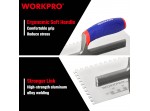 ΣΠΑΤΟΥΛΑ ΚΟΛΛΑΣ (0.8x0.8cm) 28 x 13 cm INOX WP323002 WORKPRO (PROFI)