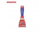ΞΥΣΤΡΑ INOX 80mm ΠΛΑΣΤΙΚΗ ΛΑΒΗ (PP & TPR) WP321015 WORKPRO (PROFI)
